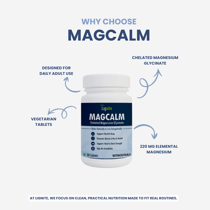 Magnesium Glycinate for Muscle & Nerve Support | Magnesium Capsules