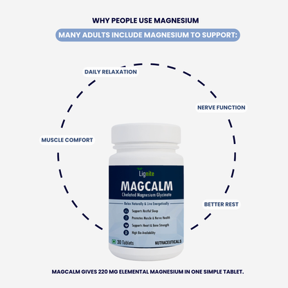 Magnesium Glycinate for Muscle & Nerve Support | Magnesium Capsules