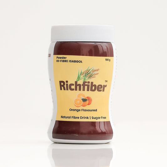 Richfiber Isabgol Powder – Orange Flavor