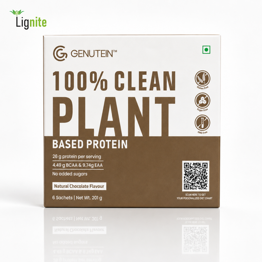 Plant-Protein Sachets – Pack of 6 for Daily Nutrition | Natural Chocolate Flavour