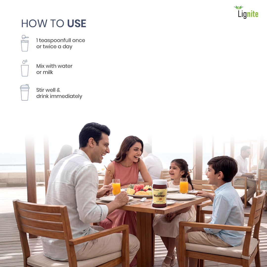 Richfiber Isabgol Powder – Orange Flavor