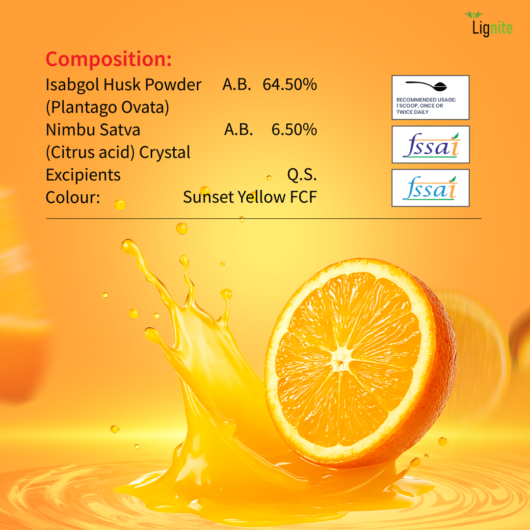 Richfiber Isabgol Powder – Orange Flavor