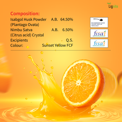 Richfiber Isabgol Powder – Orange Flavor