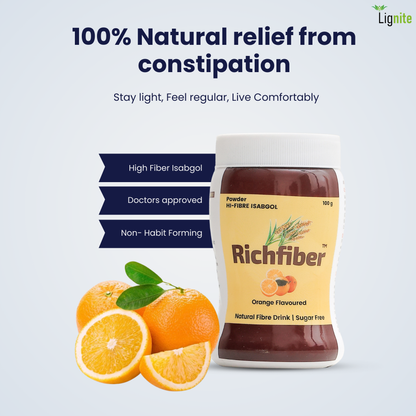 Isabgol Orange Flavour | Psyllium Husk for Digestive & Bowel Support
