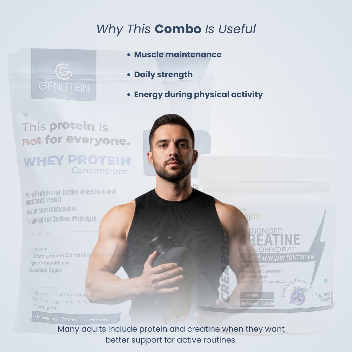 Protein and Creatine Combo | Lignite Muscle & Metabolism Pack