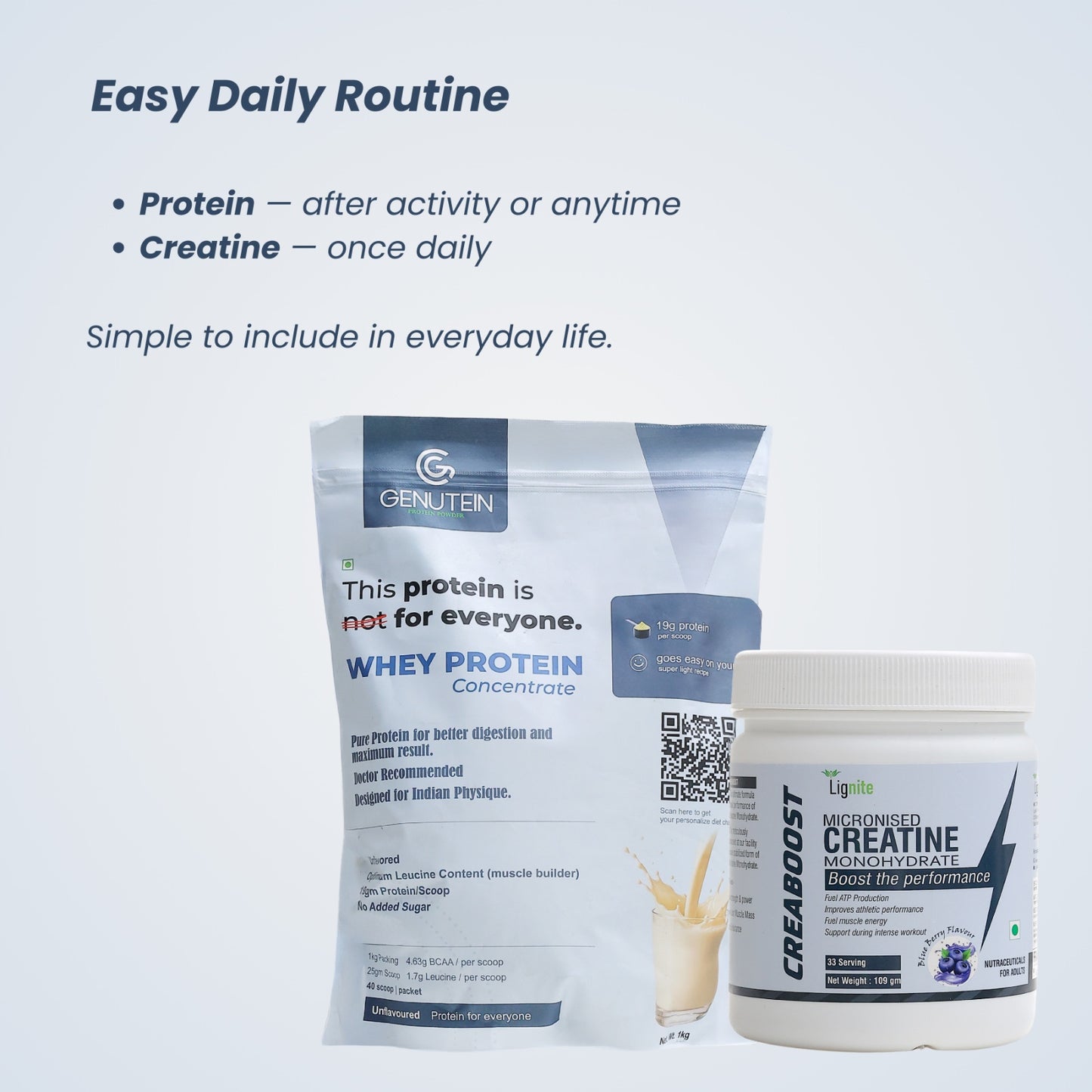 Protein and Creatine Combo | Lignite Muscle & Metabolism Pack