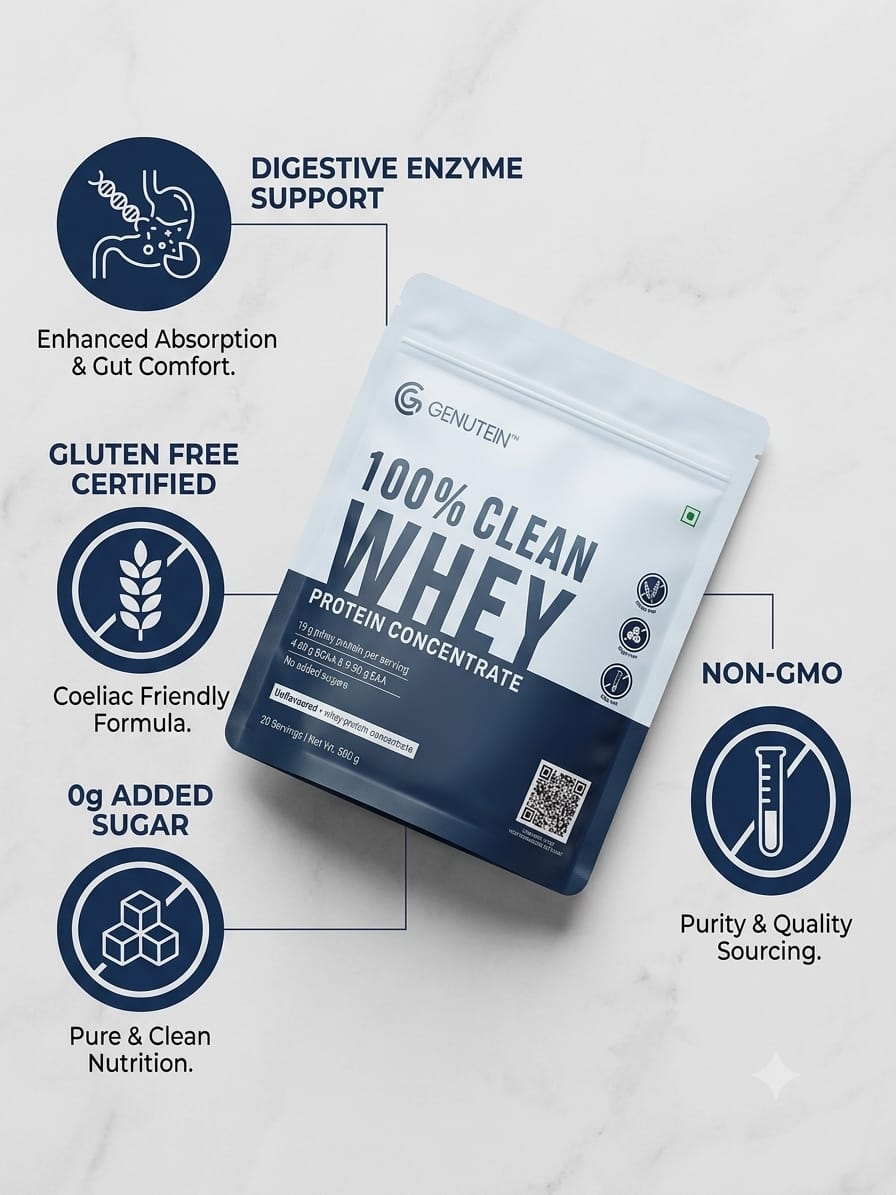 Unflavored Whey Protein for Daily Nutrition | Muscle Support